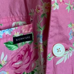 VINTAGE Reversible pink trench coat